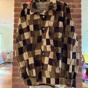 Stussy Brown Wobbly Check Shirt